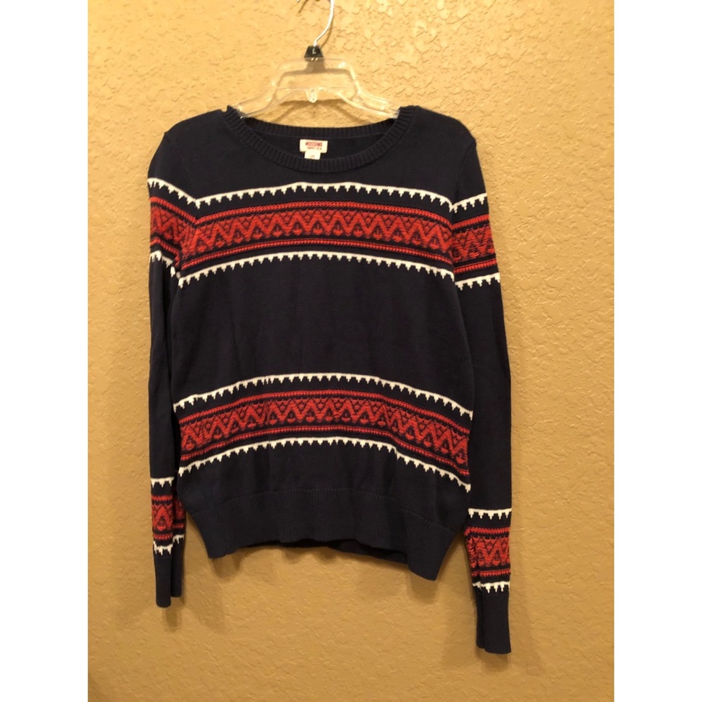 Navy/Orange Sweater